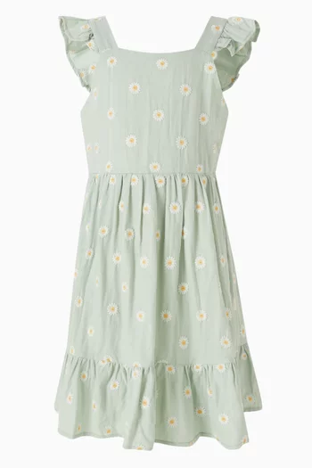 Tess Daisy Dress in Cotton