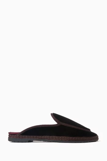 Bruna Slippers in Velvet