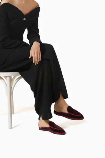 Bruna Slippers in Velvet