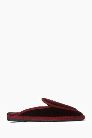Bruna Slippers in Velvet