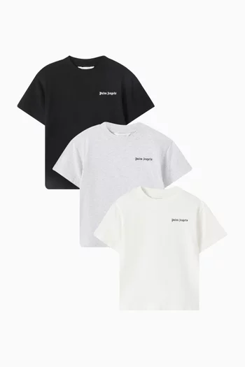 Tri-pack T-shirt Set in Cotton
