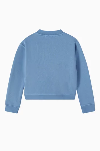 Bear Graphic Sweatshirt in cotton