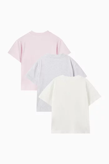 Tri-pack T-shirt Set in Cotton