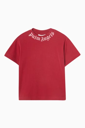 Neck Logo T-shirt in Cotton