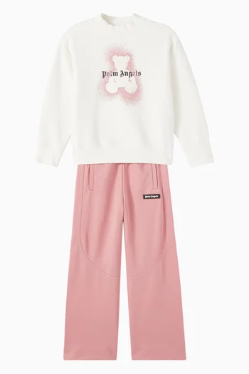 Spray Bear Logo Sweatshirt in cotton