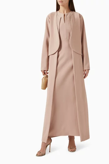 Iris Gown & Jacket Set in Crepe