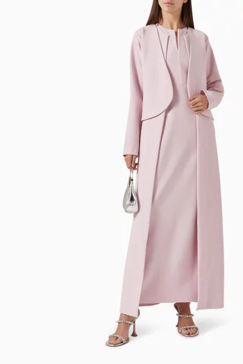 Iris Gown & Jacket Set in Crepe