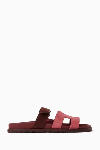 Chypre Sandals in Suede Leather, EU 40