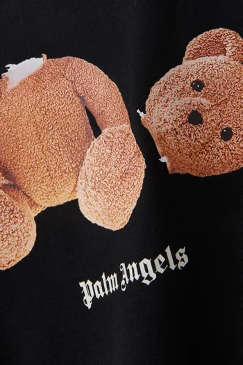 Bear Graphic T-Shirt in Cotton