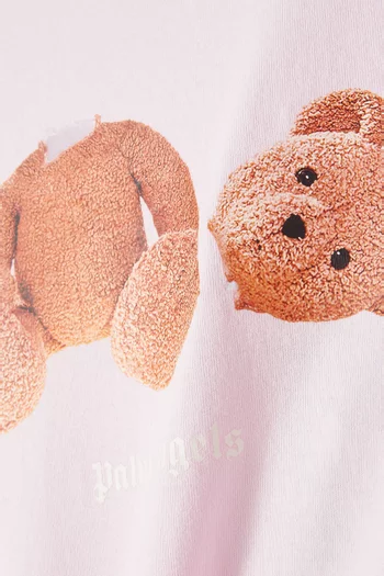 Bear Graphic T-Shirt in Cotton