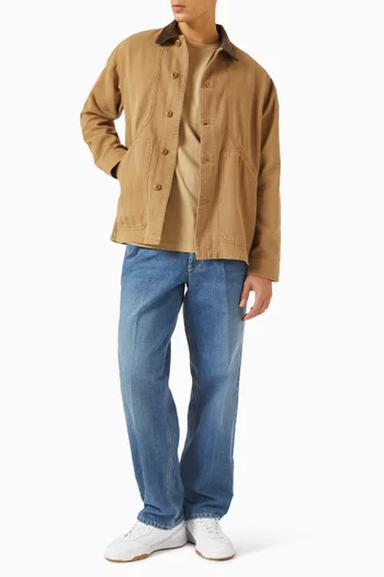 Berry Overshirt in Canvas Twill
