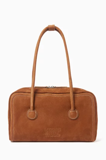 Boston Shoulder Bag in Suede