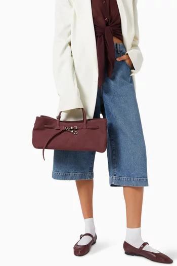 Grandma Used Bag in Suede