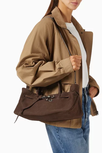 Grandma Used Bag in Suede