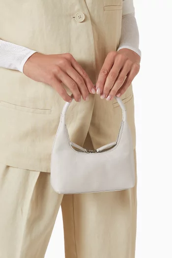 Mini Hobo Shoulder Bag in Leather