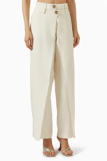 Aya High-waist Pants in Crepe