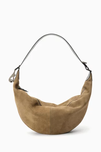Quiver Clip Bag in Suede