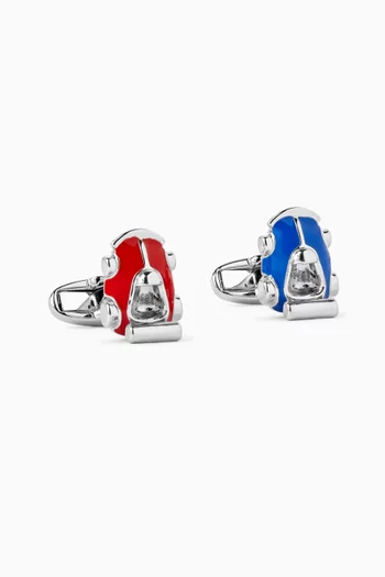 Racing Car Cufflinks in Metal