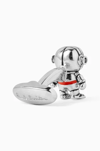 Astronaut Cufflinks in Metal