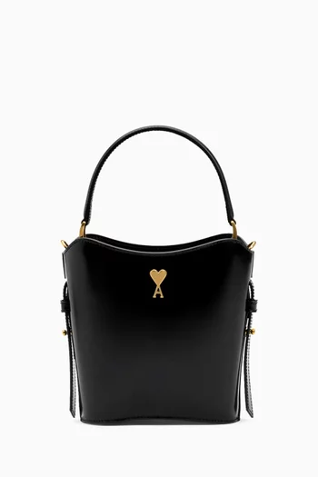 Mini Paris Paris Bucket Bag in Leather