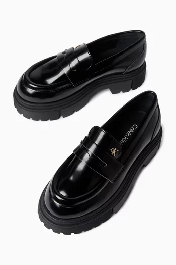 Gisa Slip-on Loafers in Faux Leather