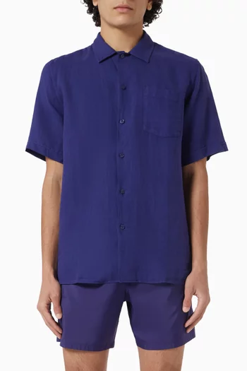Bowling Shirt in Linen