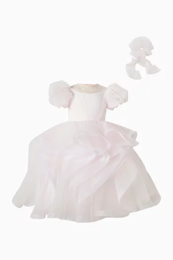 فستان بنقشة زهور الخشخاش