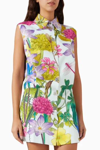 In The Garden Tailored Vest Dress