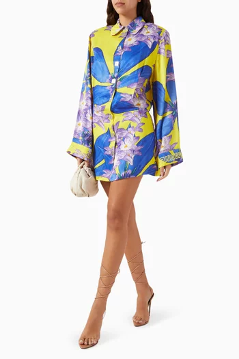In The Garden Classic Shirt Dress