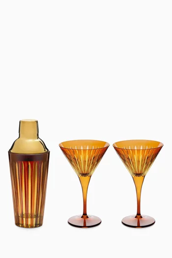 Prism Cocktail Set in Glass