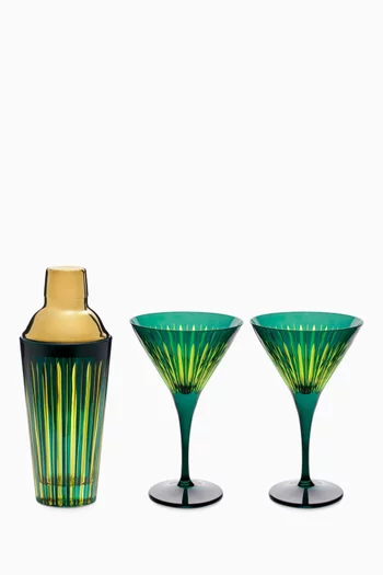 Prism Cocktail Set in Glass