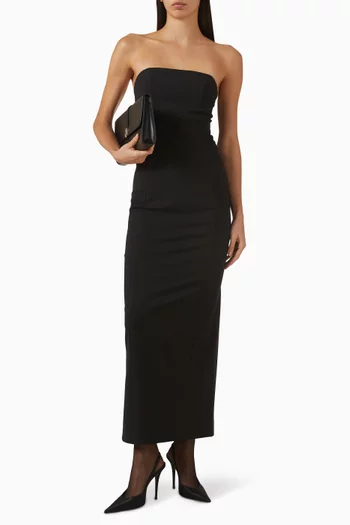 Shilo Strapless Dress in Wool