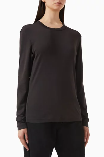 Long-sleeve T-shirt in Cotton