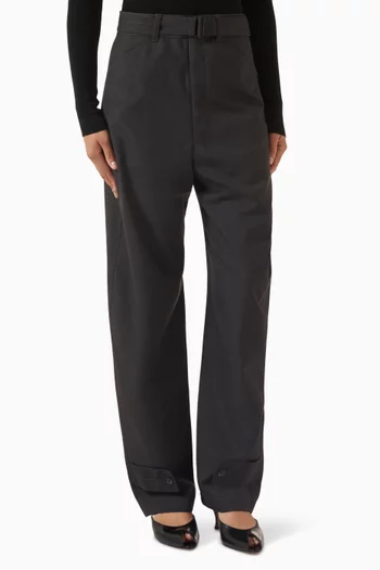 Curved Tailored Pants