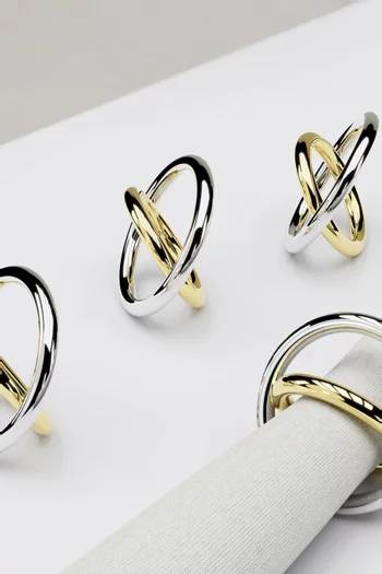 Ring Napkin Rings, Set of 4