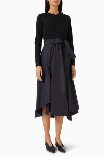 Combo T-shirt Dress in Cotton Blend