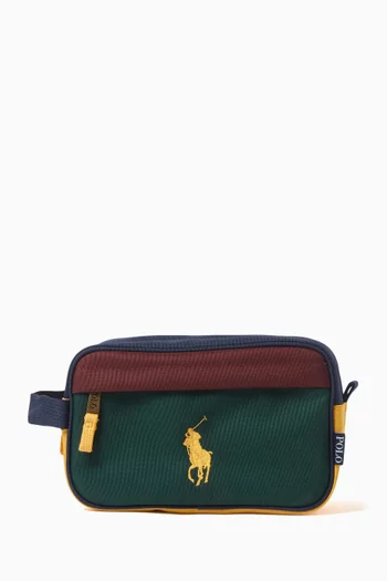 RLAN Logo-embroidered Toiletry Bag