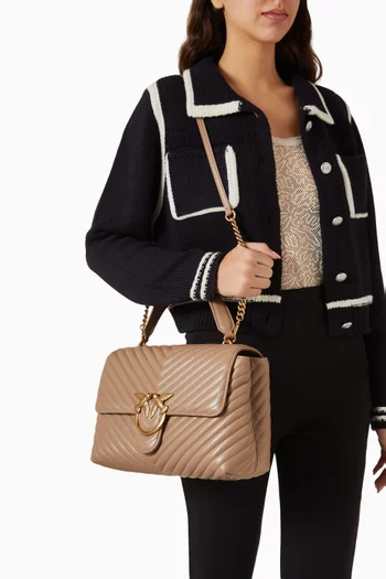 Big Lady Love Puff Bag in Leather