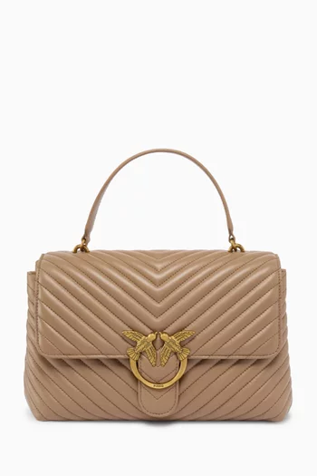 Big Lady Love Puff Bag in Leather