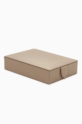 صندوق مجوهرات للسفر جلد