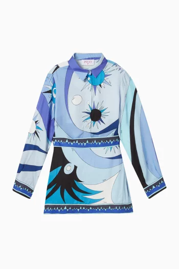 تنورة قصيرة بطبعة