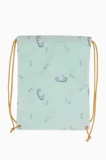 Under The Sea Drawstring Bag