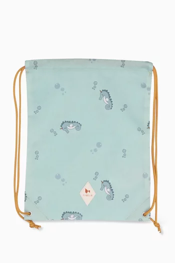 Under The Sea Drawstring Bag