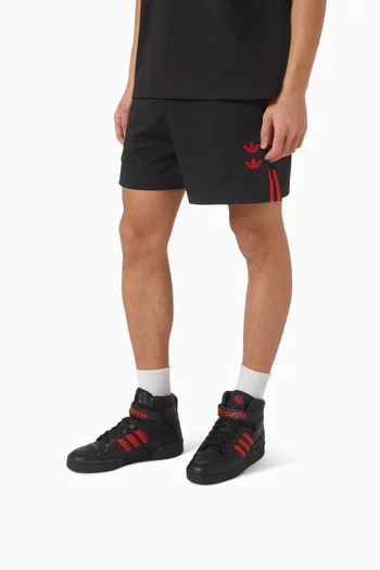 سنيكرز فورام فوق الكاحل جلد أديداس × ويلي شافاريا