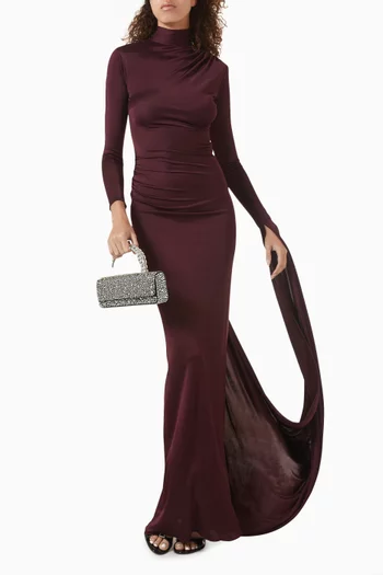 فستان سهرة ماجنا بدرابيه جيرسيه