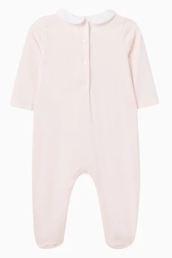 Graphic-print Sleepsuit in Cotton