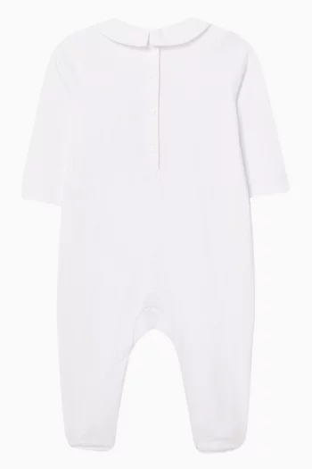 Graphic-print Sleepsuit in Cotton