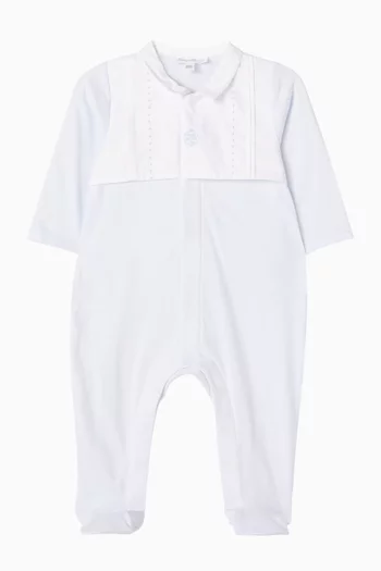 Embroidered Pyjama in Cotton
