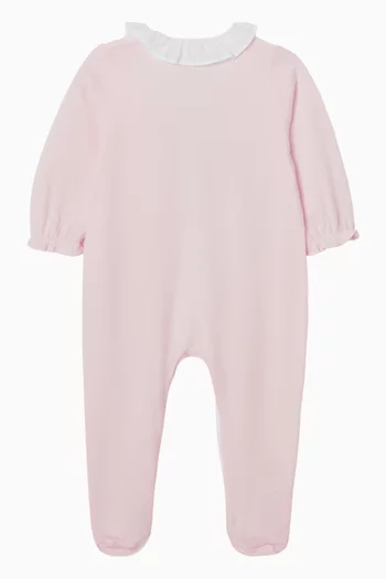 Embroidered Pyjama in Cotton