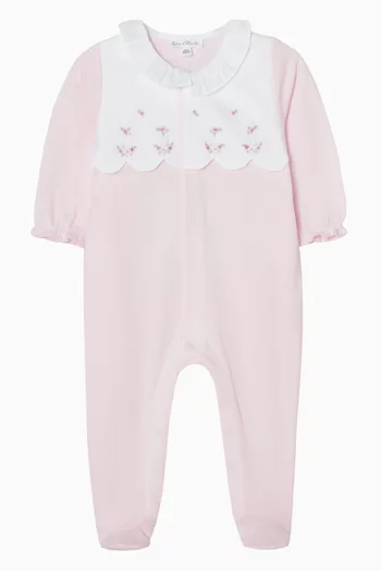 Embroidered Pyjama in Cotton